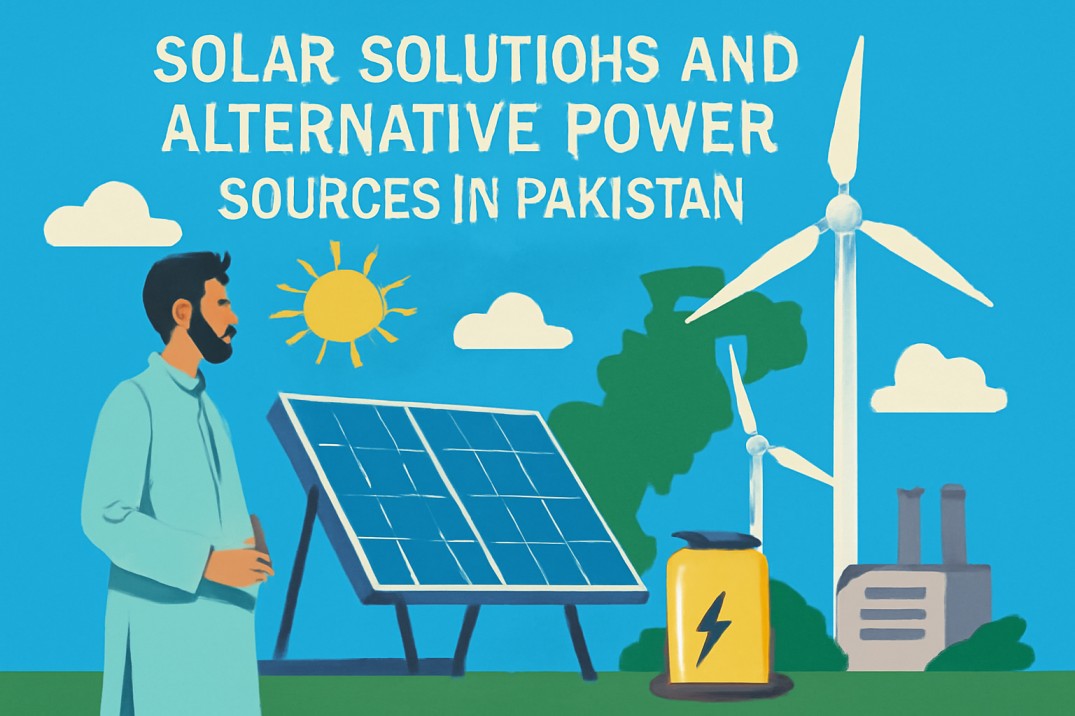 Solar powered irrigation in Pakistan